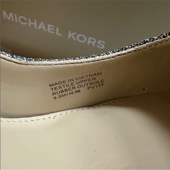 Michael Kors Nathalie High Heel Shoes Flex Glitter Chain Mesh Pumps Shoes 9.5 - Picture 8 of 10